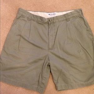 Sage green shorts